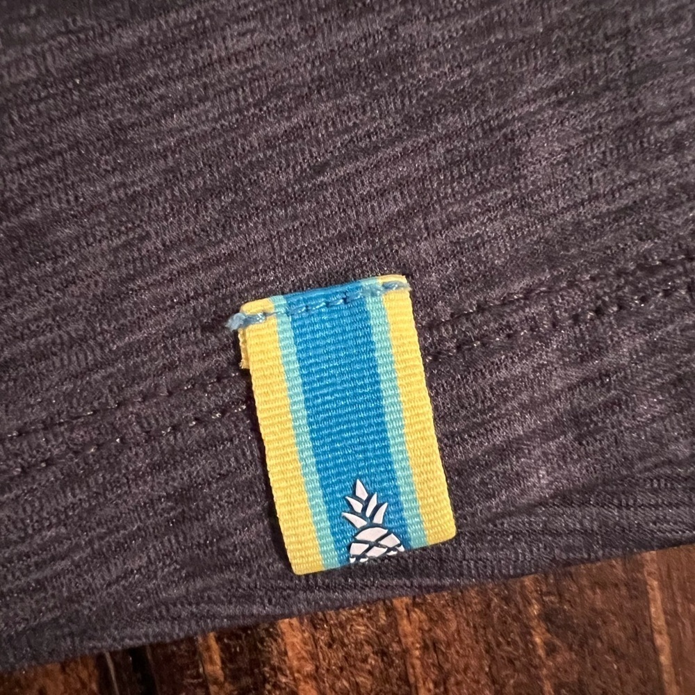 Chubbies Men's charcoal gray polyester crewneck  T-Shirt, size XL, EUC, summer - Picture 7 of 7